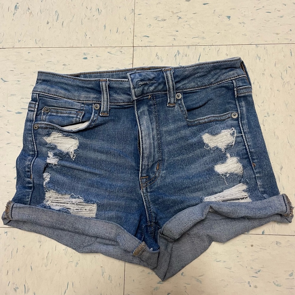 american eagle jean shorts